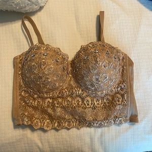 Nude Sparkle Bralette